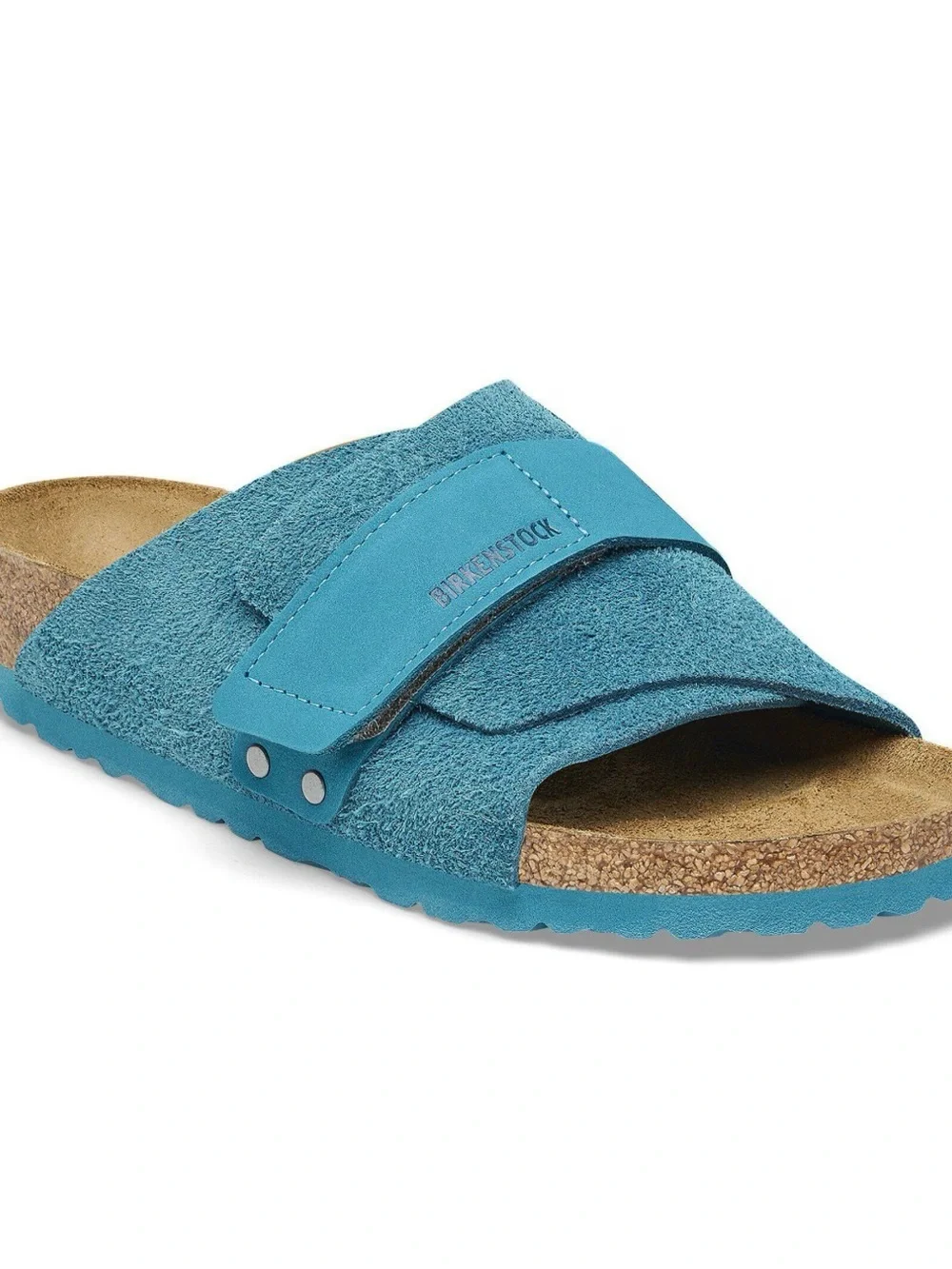 Birkenstock Kyoto Deep Turquoise Slide Sz 41 - Picture 2 of 10